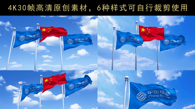中国移动旗帜