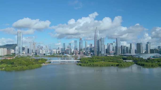 深圳城市风光与公园景色