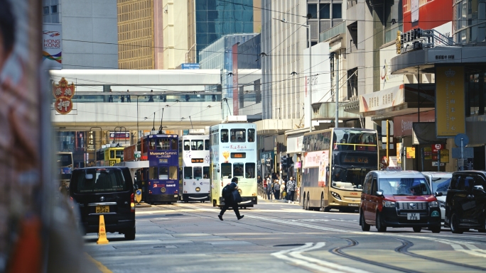 香港街景空镜实拍