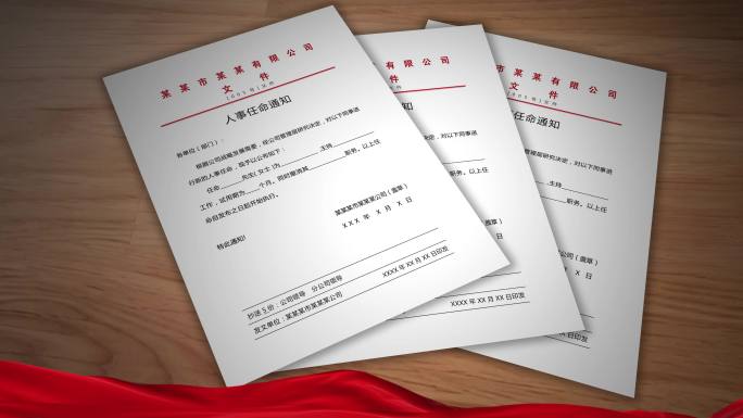 党政红头文件政府文件展示