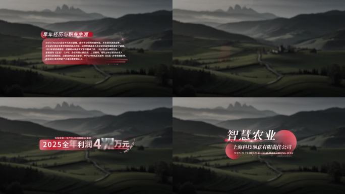 19-红色党政科技字幕条制作