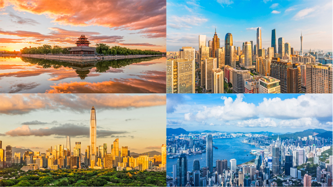【实拍】中国一线城市航拍延时合集