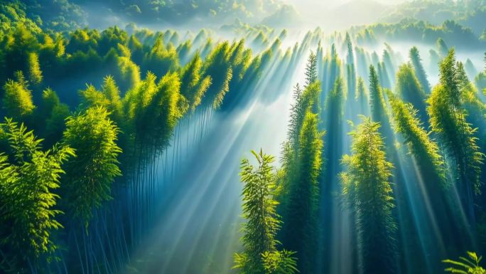唯美竹林