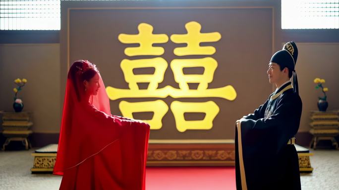 中式婚礼 拜堂成亲