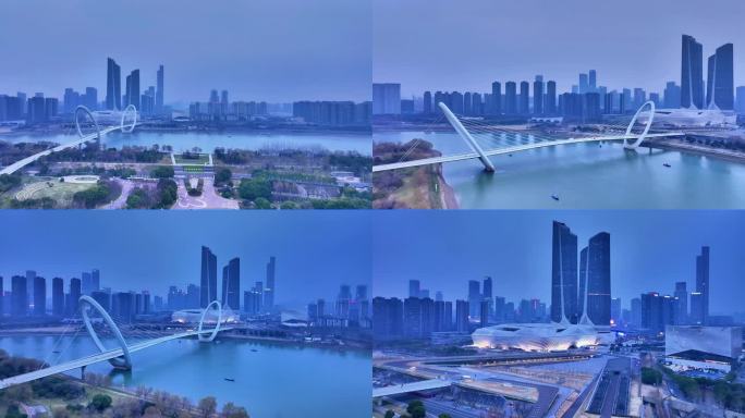 南京眼步行桥景观合集