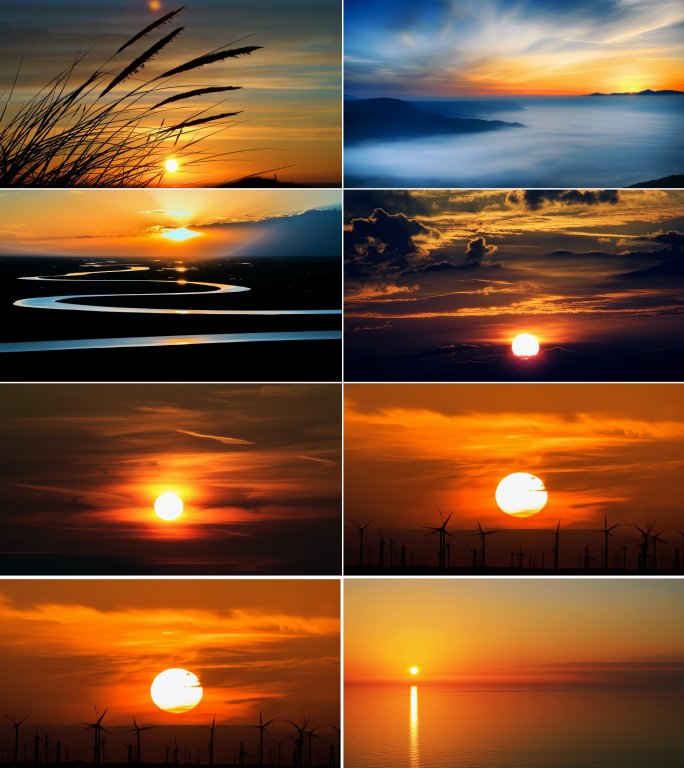 日出云海日出东方日出日落延时唯美夕阳