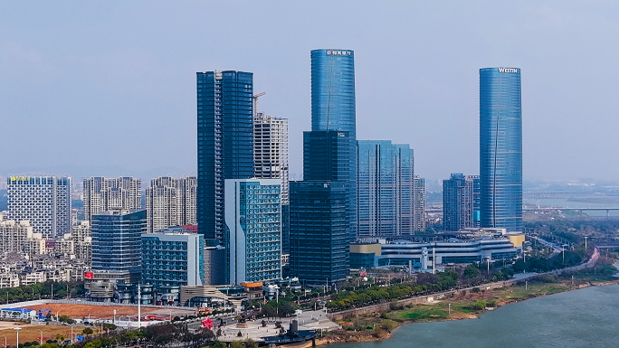 极致的城市风光航拍