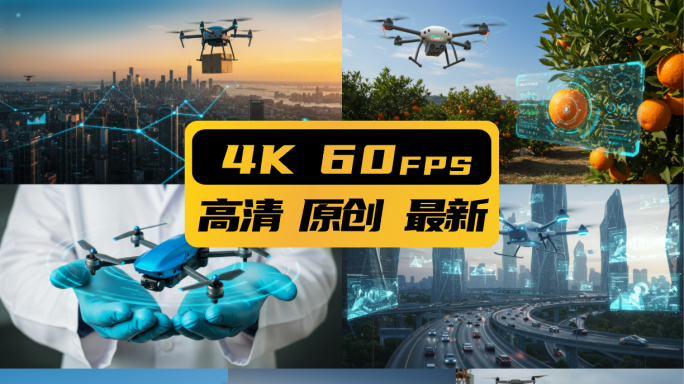 4K无人机低空产业无人机智慧物流低空经济