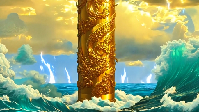 【合集】哪吒2精美特效火焰莲花金箍棒