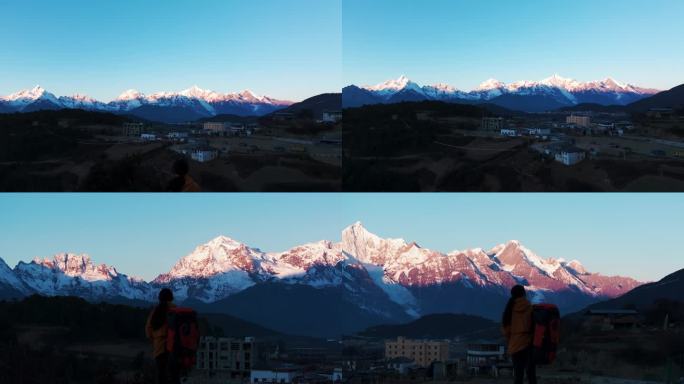 梅里白马雪山下的徒步旅行