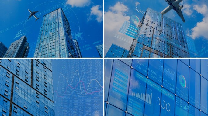 AE模板 金融科技数字经济智慧城市