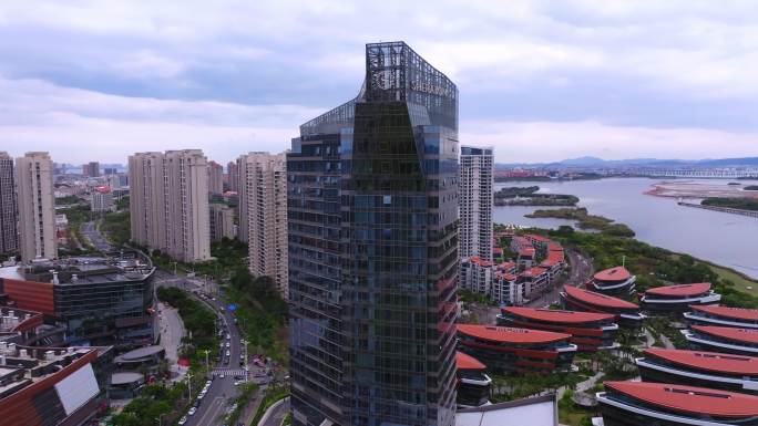 sheraton喜来登酒店建筑俯瞰全景