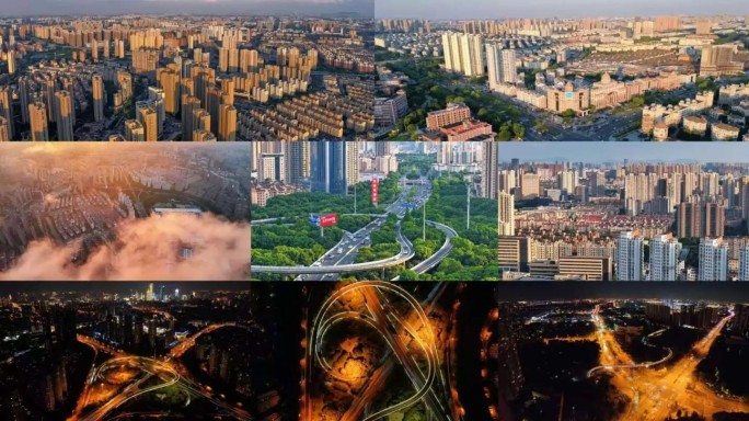 【4K精选】无锡新吴区航拍及延时