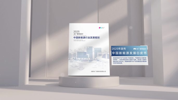 白皮书蓝皮书三维书本展示