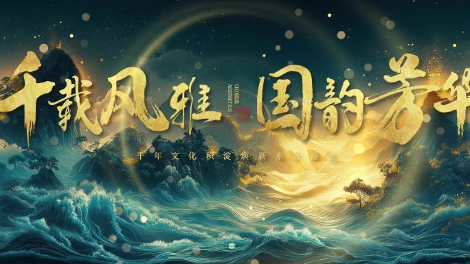 国风水墨文字标题【AE工程】