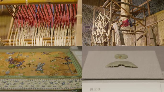 四川博物馆蜀锦织布机9