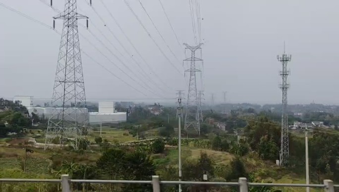 高铁窗外风景