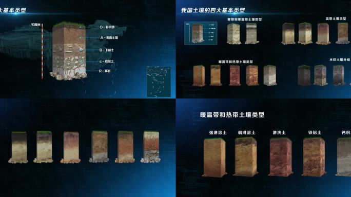 土壤介绍 土壤结构分析 中国土壤 地层