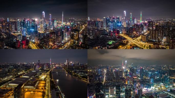精品广州夜景延时合集
