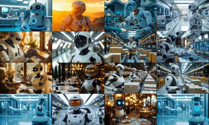 人形机器人 硅基生命 科技 人工智能