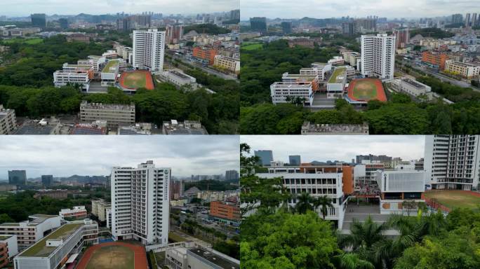 深圳市龙华职业技术学校航拍视频