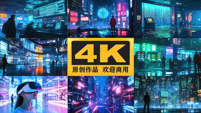 【4K】赛博朋克风 城市