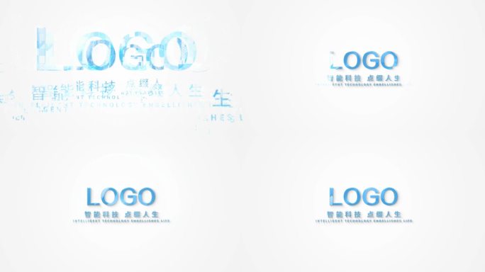 智能科技LOGO演绎