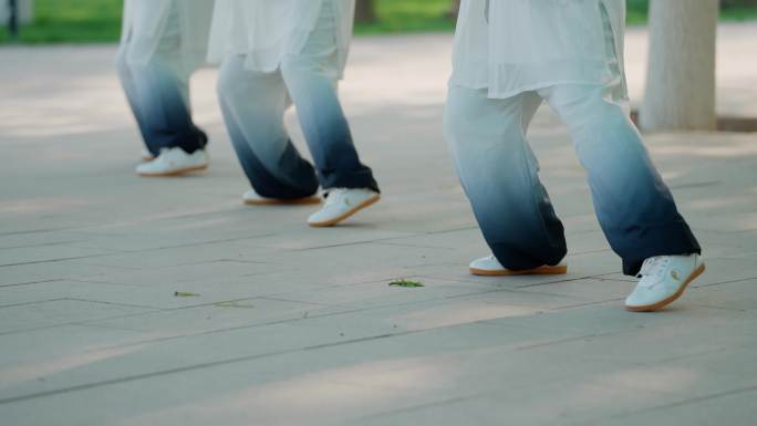晨练 太极拳 八段锦 城市宣传视频素材