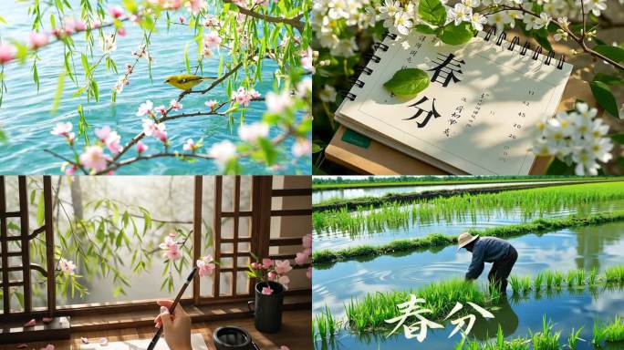 春分时节农耕景象立春
