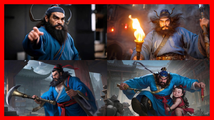 古代英雄人物天师钟馗