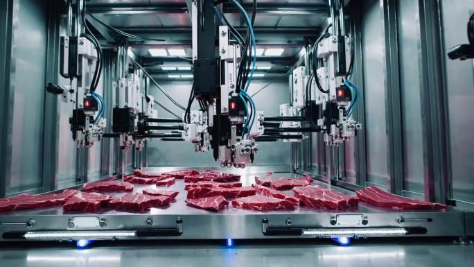 自动化肉类加工生产线