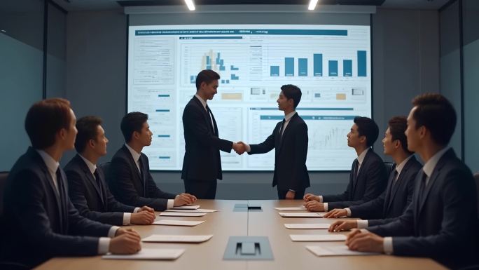 企业招商引资合作成功和汇报工作
