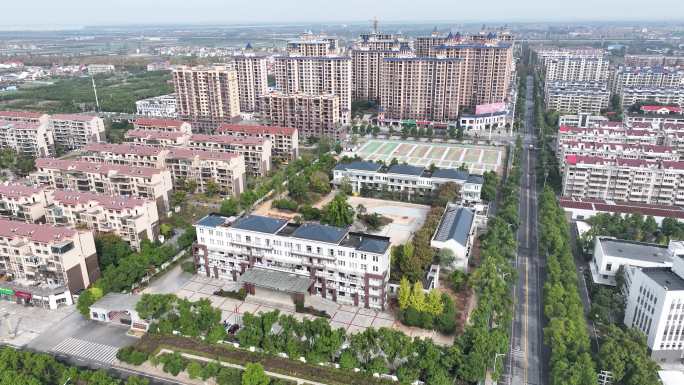 4K航拍岳阳君山区岳阳市儿童福利院