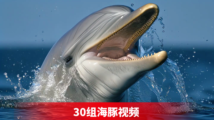 【海豚合集】 海底世界  海水 海豚跳跃