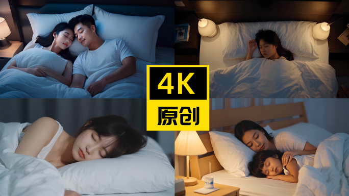 睡觉深度睡眠夜晚休息
