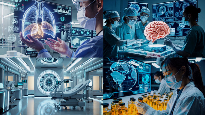 智慧医疗生物DNA科技人工智能基因工程