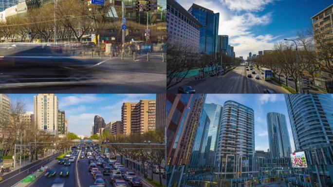 4k北京三里屯太古里延时