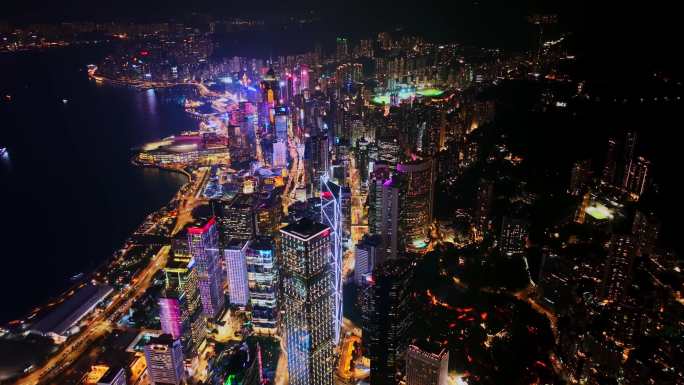 香港维多利亚港夜景