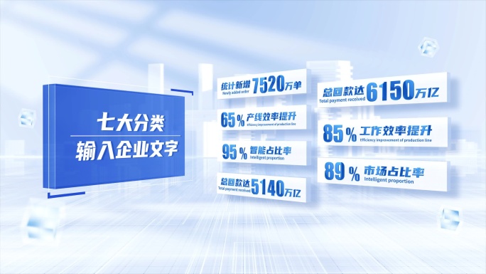 数字化文字信息板块分类展示