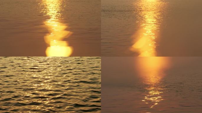 梦幻黄昏江水海面江面江河意境夕阳余晖湖面