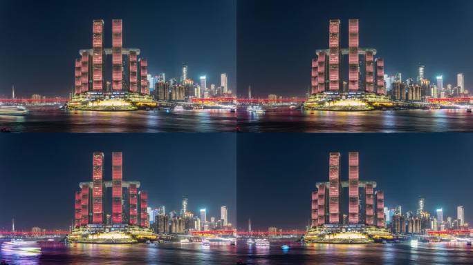 重庆来福士夜景