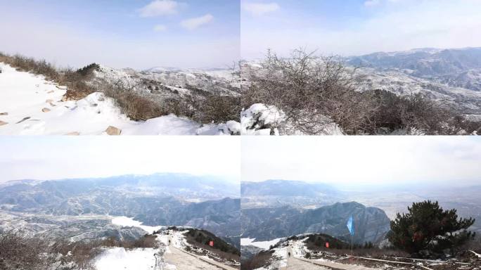 雪山远眺风光
