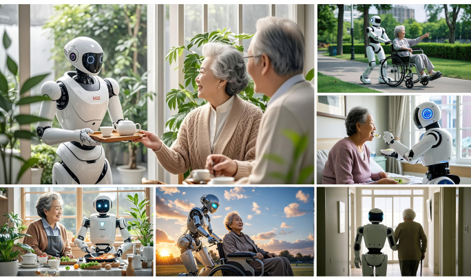 Ai机器人养老，养老机器人，未来养老生活