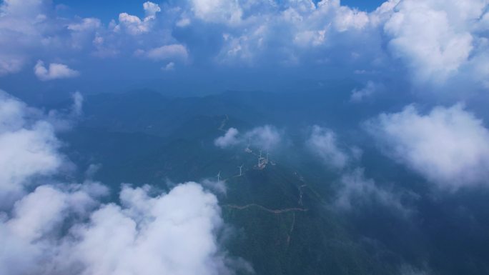 中国山河壮丽山河日出云海景观