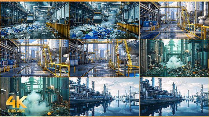 塑料​玻璃垃圾回收处理厂垃圾再生分解利用