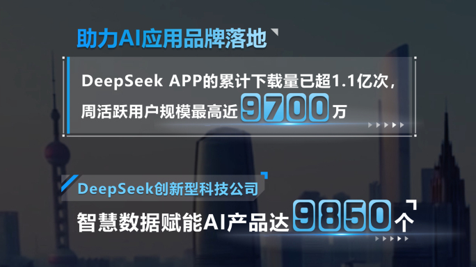 科技企业数据滚动字幕标题特效