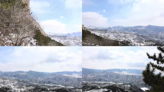 雪后山峦壮丽风光
