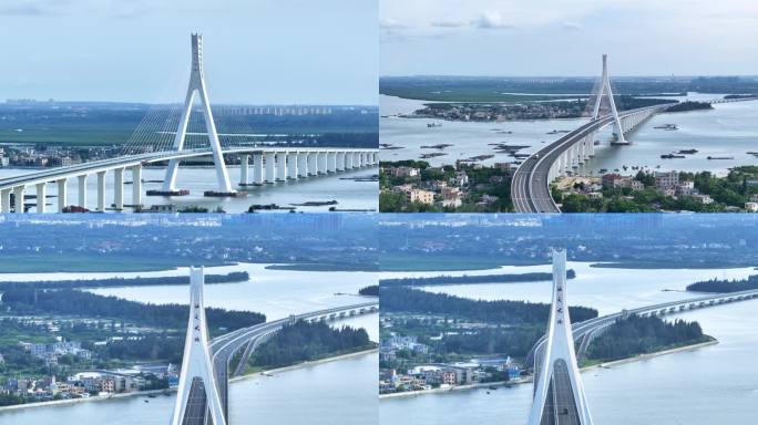 壮观的跨海大桥景观