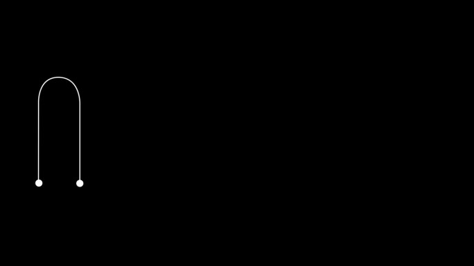 曲线线条HUD元素。