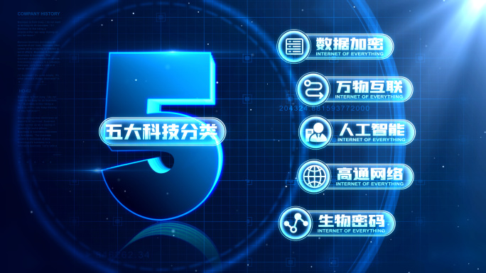【无插件】蓝色科技分类